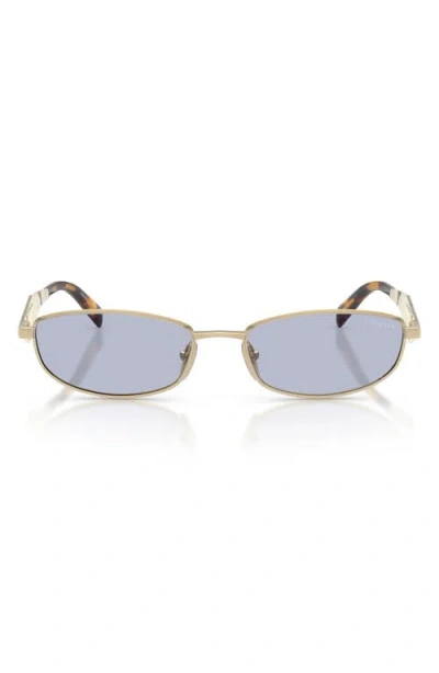 PRADA PRADA 55MM OVAL SUNGLASSES