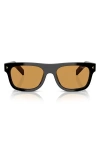 Prada Rectangle-frame Sunglasses In Black