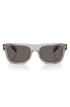 Prada 55mm Pillow Sunglasses In Green
