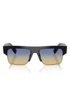 Prada 55mm Rectangular Sunglasses In Multi