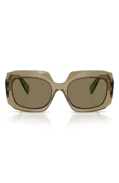 PRADA PRADA 55MM SQUARE SUNGLASSES