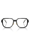 Prada 56mm Pillow Optical Glasses In Black