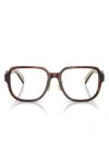 Prada 56mm Pillow Optical Glasses In Caramel