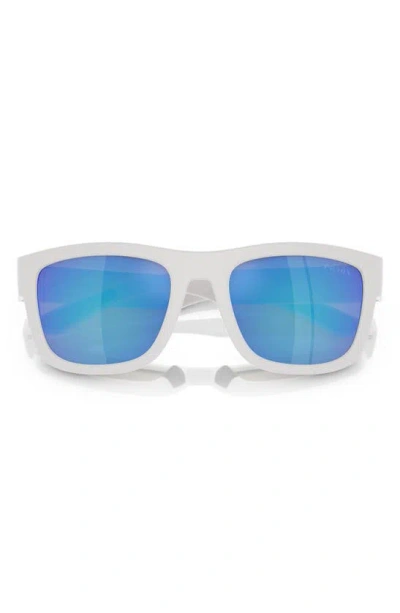 Prada 56mm Pillow Sunglasses In Natural White