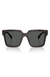 Prada 56mm Square Sunglasses In Dark Grey
