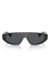 Prada Eyewear Irregular Frame Sunglasses In Brown