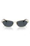 Prada Geometric-frame Sunglasses In Black