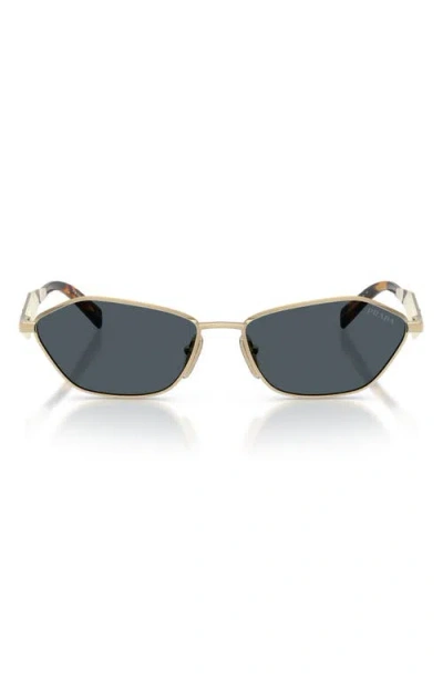 PRADA PRADA 57MM IRREGULAR SUNGLASSES