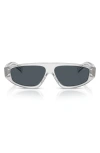 Prada 0pr C02s Translucent Acetate Sunglasses In Gray