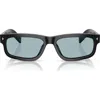 Prada 57mm Rectangular Optical Glasses In Gray