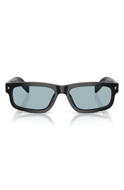 Prada 57mm Rectangular Sunglasses In Multi