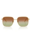 Prada 54mm Square Sunglasses In Brown