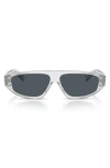 Prada 0pr C02s Translucent Acetate Sunglasses In Gray