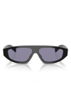 Prada 58mm Irregular Sunglasses In Black