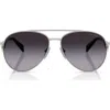 Prada 58mm Pilot Sunglasses In Blue