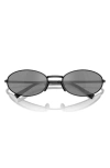 Prada 59mm Oval Sunglasses In Black