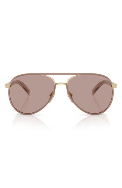 PRADA PRADA 59MM PILOT SUNGLASSES