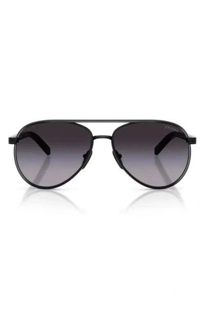 Prada 59mm Pilot Sunglasses