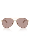 Prada 59mm Pilot Sunglasses In Multi
