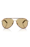 Prada Pr B57s Aviator Steel Sunglasses