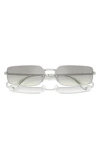 PRADA 59MM RECTANGULAR SUNGLASSES