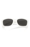 Prada 60mm Butterfly Polarized Sunglasses In Bone