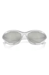 Prada 60mm Cat Eye Sunglasses In Crystal