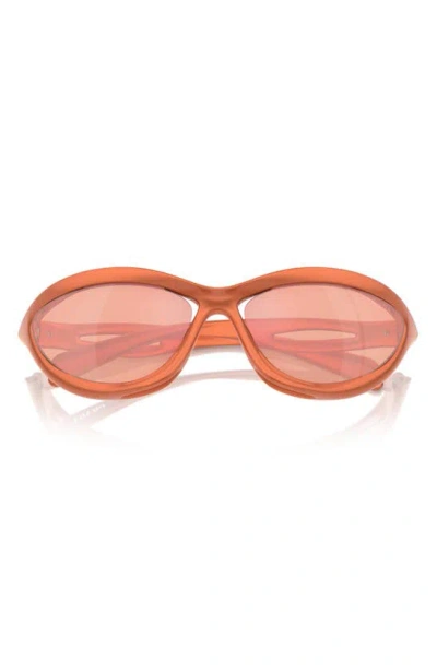 Prada 60mm Cat Eye Sunglasses In Orange