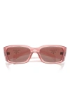 Prada 60mm Symbole Butterfly Sunglasses In Pink/ Lite Brown