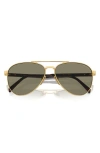 Prada 61mm Pilot Sunglasses In Lite Brown
