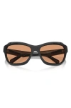 Prada 63mm Oversize Butterfly Sunglasses In Black