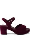 Prada 65mm Buckle-strap Platform Sandals