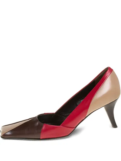 Pre-owned Prada 75mm Colour-blocked Pumps