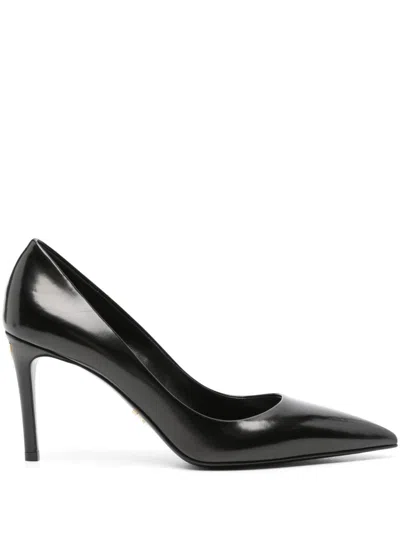PRADA 85MM LEATHER PUMPS