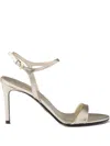 Prada Sandalen Im Metallic-look 85mm In Gold