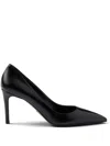 Prada Leather Pumps In Black