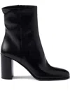 Prada 85mm Zip-fastening Block-heel Boots In Black