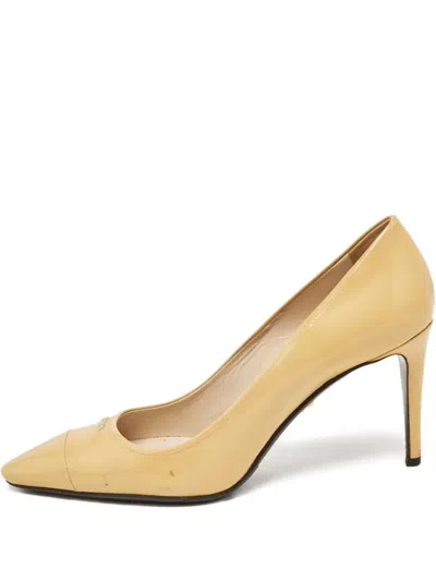Pre-owned Prada 90mm Patent Pumps