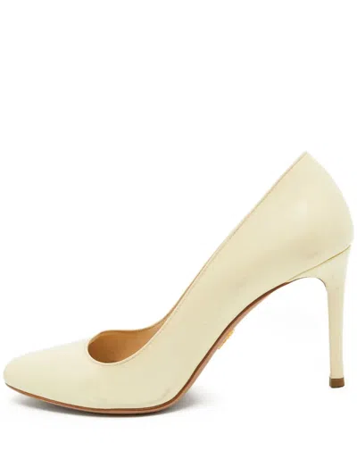Pre-owned Prada 95mm Leather Pumps