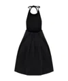 Prada A Bare-back Dress In Black