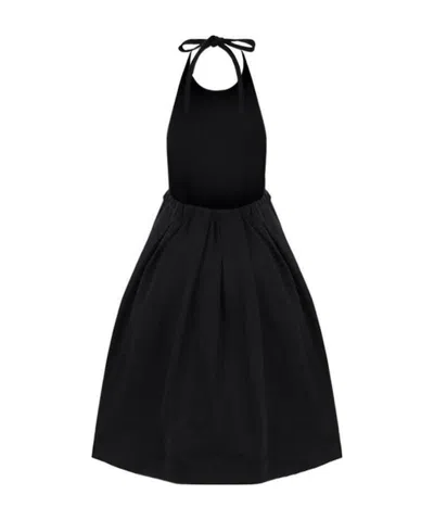 Prada A Bare-back Dress In Black