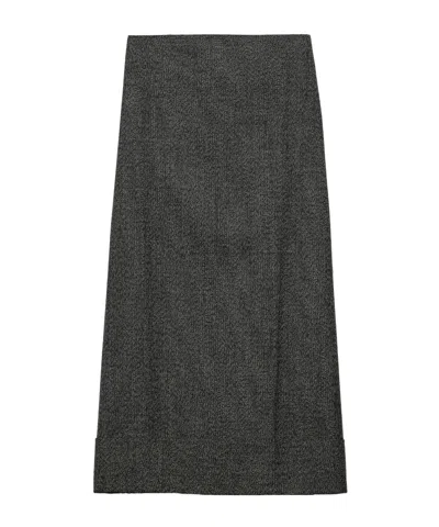 PRADA PRADA HIGH-RISE A-LINE MAXI SKIRT