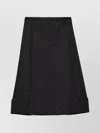 Prada Midirock Im Vintage-look Mit Schnellstich In Black