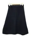 Prada A-shaped Skirt In Black
