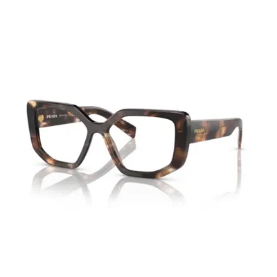 Prada A04v Vista Oversized Square Tortoiseshell Sunglasses In Brown