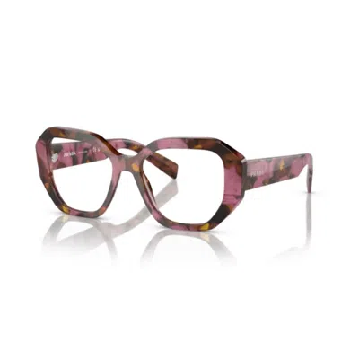 Prada A07v Vista Oversized Geometric Acetate Frames In Multi