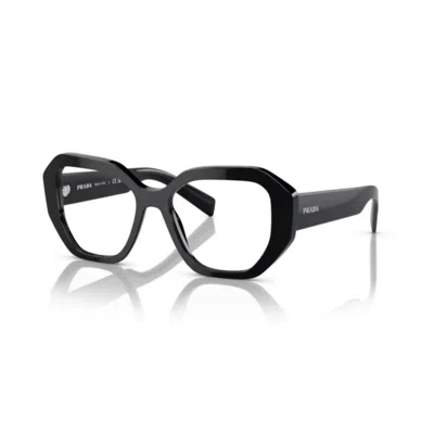 Prada A07v Vista Oversized Geometric Frame Eyeglasses In Pattern