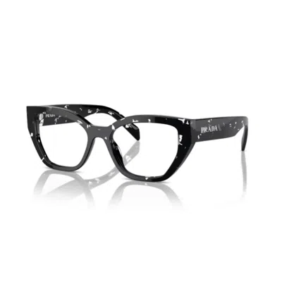 Prada A16v Vista Oversized Cat-eye Acetate Sunglasses In Black