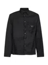 Prada Abbigliamento Black Re-nylon Shirt