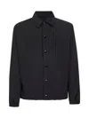 Prada Abbigliamento Black Virgin Wool Blend Blouson